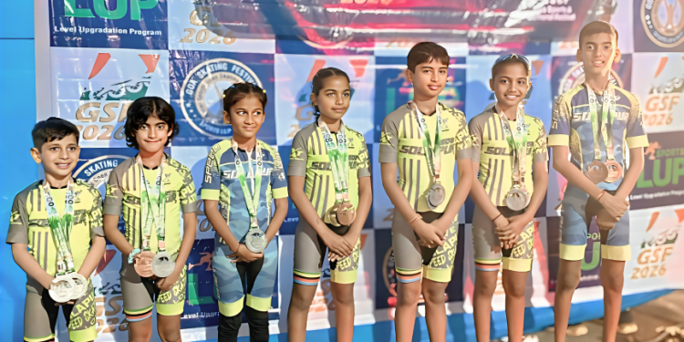 इंडोनेशिया येथे होणाऱ्या सोलापूरच्या स्केटिंग स्पर्धेसाठी 7 खेळाडूंची निवड.